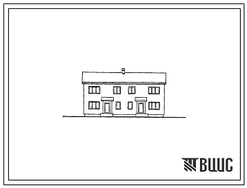 Типовой проект 144-52-64сп тип I Двухэтажный блокированный жилой дом с 3-х комнатными квартирами в двух уровнях. Для строительства в III и IV строительно-климатических зонах, в районах с сейсмичностью 7-8 баллов, на просадочных грунтах. (Для 5 проектно-ст