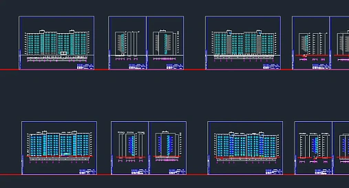 Рабочий проект капитального ремонта общежития по проекту 1-447с-54 в формате DWG. Стадия РД. 14 разделов