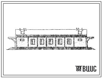 Типовой проект 181-76-86сп.84 1-этажный 2-квартирный жилой дом с квартирами типа 4Б. Для строительства в 4А и 4Г климатических подрайонах сейсмичностью 8 баллов на грунтах 2 типа просадочности.