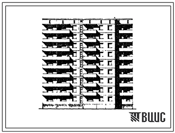 Типовой проект 151-97-22/1 9-этажный 71-квартирный жилой дом для малосемейных
