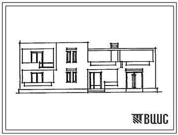 Типовой проект 144-000-886с.13.91 6-ти комнатный жилой дом с внутренним двориком из местных материалов для индивидуальных застройщиков в городах и поселках городского типа республики Грузия