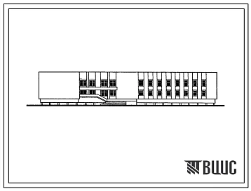 Типовой проект 264-12-125м Сельский клуб с залом на 300 мест для строительства в 1 климатическом районе с вечномерзлыми грунтами