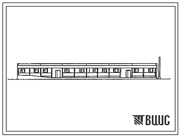 Типовой проект 808-5-63.92 Производственный корпус для пчеловодческой фермы на 1200 пчелиных семей. Размеры здания - 12x36 м. Расчетная температура: -30°С. Стены - панельные легкобетонные. Покрытие - железобетонные плиты по железобетонным балкам