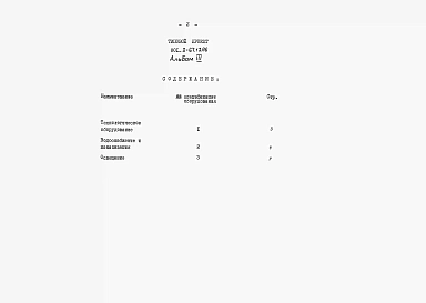 Альбом 3 Спецификации оборудования.