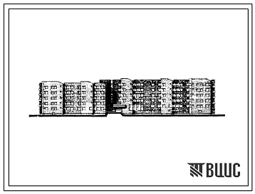 Типовой проект 164-68-5 Пятиэтажное общежитие на 404 места. Для строительства в 1А и 1Г климатических подрайонах