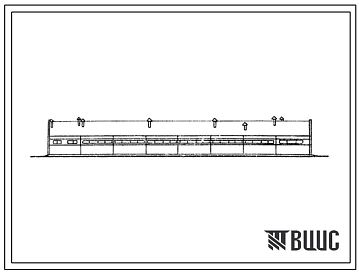 Типовой проект 804-2-6 Конюшня на 40 голов тренмолодняка (в рамных конструкциях).
