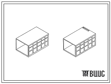 Серия 164ИЖ.6.1-3 Блоки объемные. Габаритные и формовочные чертежи.