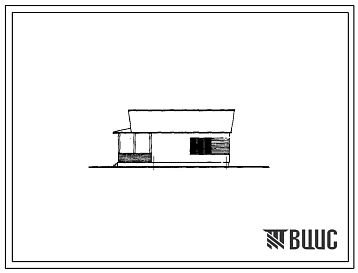 Типовой проект 184-19-14 Одноэтажный, усадебный двухкомнатный жилой дом с полным благоустройством.