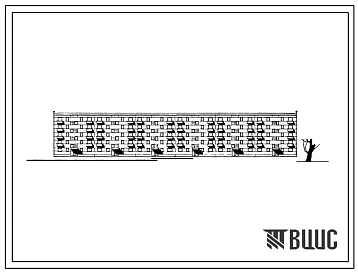 Типовой проект 1-468Б-20 Пятиэтажный шестисекционный крупнопанельный жилой дом на 80 квартир с наружными стенами из ячеистого бетона двухрядной разрезки.