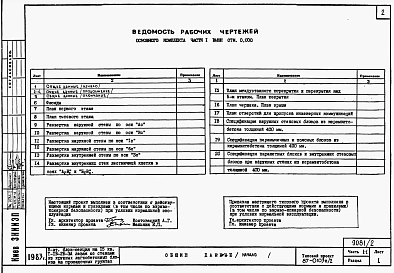 Альбом 2 Часть 1-1,2-1,3-1,4-1,5-1,6-1 Архитектурно-строительные чертежи, отопление и вентиляция, водоснабжение и канализация, газоснабжение, электрооборудование, связь и сигнализация выше отм.0.000 