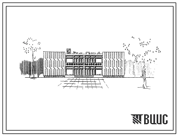 Типовой проект 284-1-126с Сельский дом быта на 35 рабочих мест для строительства в 4А и 4Г климатических подрайонах сейсмичностью 9 баллов