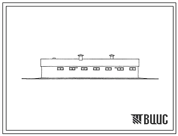 Типовой проект 804-1  Конюшня на 20 рабочих лошадей крупных пород.(Для  4 проеткно-строительной зоны).