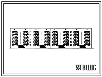 Типовой проект 114-114-14с/1 Пятиэтажный четырехсекционный дом на 60 квартир (двухкомнатных 2Б-40, трехкомнатных 3Б-10, четырехкомнатных 4Б-10) со стенами из кирпича. Для строительства в районах сейсмичностью 8 баллов
