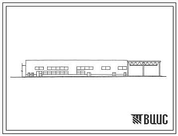 Типовой проект 816-1-111.87 Специализированное отделение по ремонту и техническому обслуживанию технологического и энерготехнического оборудования с программой 1 млн. руб. в год в легких металлических конструкциях типа «ЦНИИСК»
