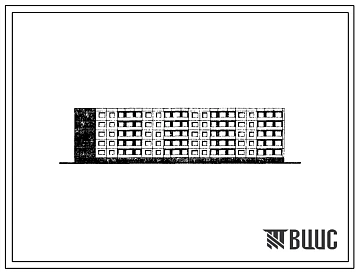 Типовой проект 1-464ЛИ-К17/2Л Пятиэтажный четырехсекционный дом на 60 квартир (однокомнатных – 5, двухкомнатных – 35, трехкомнатных – 15, четырехкомнатных – 5). Для строительства во 2В климатическом подрайоне Литовской ССР