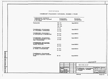 Альбом 8  Спецификации оборудования     