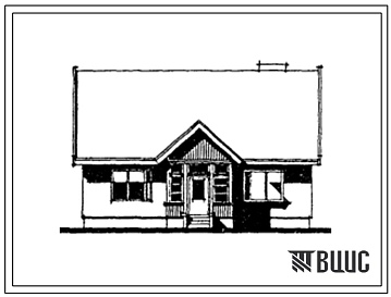Типовой проект 141-000-469.13.86 Крупнопанельный одноквартирный 5 комнатный жилой дом с мансардой и с подвалом для государственного строительства (для строительства в Литовской ССР)