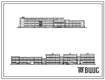 Типовой проект 252-1-73с Главный корпус психиатрической больницы на 500 коек, в каркасно-панельных конструкциях серии ИИС-04, для строительства в 4 климатическом районе сейсмичностью 7 и 8 баллов