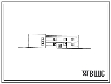 Типовой проект 224-9-90с.2 Блок универсальный на 9 учебных помещений (кабинеты, лаборатории). Для строительства в 4А и 4Г климатических подрайонах сейсмичностью 7 и 8 баллов.