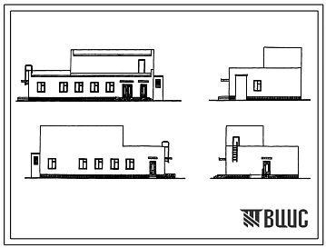 Типовой проект 254-9-77с Пищеблок многопрофильной больницы на 240 коек с поликлиникой на 500 посещений в смену. Сейсмичность 7, 8 баллов. Здание одноэтажное. Стены из кирпича.