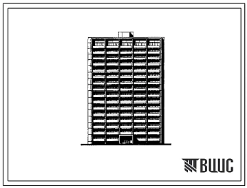 Типовой проект II-68-01/16Ю-2/78 16-ти этажные 111-квартирные  панельно-блочные жилые дома серии II-68 производства ГМПСМ 2-Редакция Выпуск 1978 года