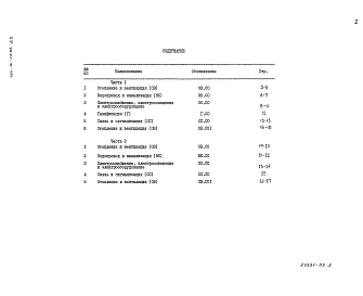 Альбом 2 Спецификация оборудования