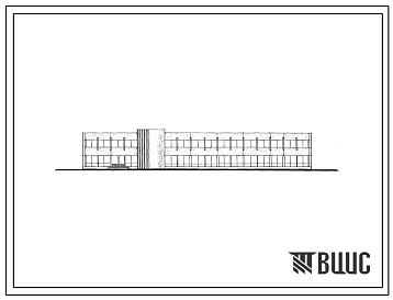 Типовой проект 232-2-36 Универсальный общественно-бытовой корпус техникума и профтехучилища на 480 учащихся в конструкции серии ИИ-04, для строительства в 1В климатическом подрайоне, 2 и 3 климатических районах