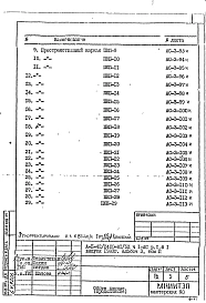 Часть 1-АС Архитектурно-строительные чертежи Раздел 1.0.1 Альбом 3 Том 2 Арматурные и металлические изделия