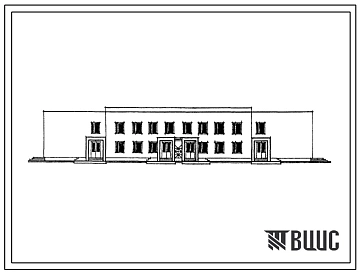 Типовой проект 224-1-569с.13.87 Общеобразовательная школа на 9 классов (345 учащихся). Для Казахской ССР