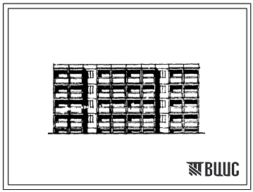Типовой проект ТДСК-71А/77-03сп/1 Блок-секция четырехэтажная 16-квартирная рядовая (трехкомнатных 3Б — 8, четырехкомнатных 4Б — 8).