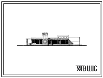 Типовой проект 272-20-100сп Столовая-кафе на 50 мест с чайханой на 25 мест торгового центра для поселка на 2000 жителей, в конструкциях серии ИИС-04. Для строительства в 4А и 4Г климатических подрайонах сейсмичностью 7 и 8 баллов, на грунтах 2 типа просад