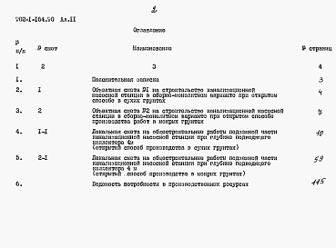 Альбом 11 Сметы. Подземная часть