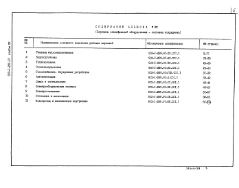 Альбом 22 Спецификация оборудования. Поставка подрядчика