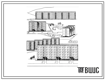 Типовой проект 122-03с 5-этажная крупнопанельная блок-секция торцевая левая на 15 квартир (однокомнатных 1Б-5, двухкомнатных 2Б-5, четырехкомнатных 4А-5) для строительства в г.Магадане и в 1 климатическом районе с сейсмичностью 7 баллов.