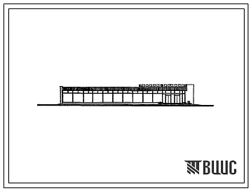Типовой проект 272-13-51 Магазин «Овощи-фрукты» торговой площадью 440 м2. Для строительства в IВ климатическом подрайоне, II и III климатических районах.
