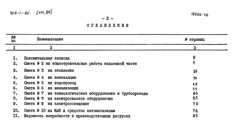 Альбом 8.84 Сметы. Общая часть (из ТП 902-1-60)&nbsp;&nbsp; 