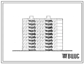 Типовой проект 106-012с Девятиэтажная каркасно-панельная блок-секция торцевая правая на 45 квартир (трехкомнатных3Б-18, четырехкомнатных 4Б-27). Для строительства в 3 климатическом районе сейсмичностью 8 баллов