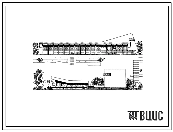 Типовой проект 294-3-20 Крытый бассейн с 4-мя ваннами: для плавания 50х21 м, прыжковой, учебной и детской. Блоки №1 и 2. Для строительства в 1В климатическом подрайоне, 2 и 3 климатических районах