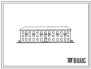Типовой проект 1-01-6 Гостиница на 104 места со стенами из кирпича.