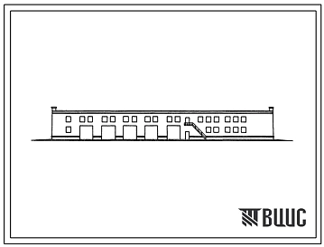 Типовой проект 810-71 Блок вспомогательных служб тепличного комбината площадью 12 га теплиц