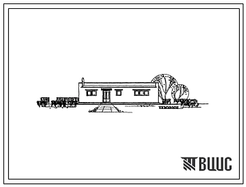 Типовой проект 224-9-71с Блок учебного тира — 50-метровый полузакрытого типа.