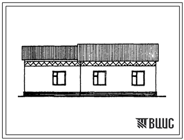 Типовой проект 184-000-538с.13.86 Одноэтажный одноквартирный жилой дом с 4-комнатной квартирой для индивидуальных застройщиков (предгорная подзона Узбекской ССР)