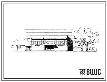 Типовой проект 282-1-99сп Блок коммунального обслуживания (в составе: приемного пункта прачечной на 750 кг белья в смену, прачечной самообслуживания на 250 кг белья в смену, душевой на 24 кабины и парикмахерской на 10 рабочих мест).