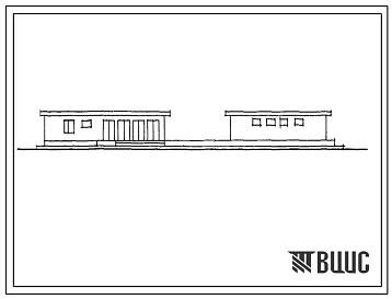 Типовой проект 294-2-9с Павильон-раздевальня на 150 человек для плоскостных спортивных сооружений. Для строительства в районах с сейсмичностью 7-8 баллов