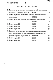 Альбом 8 Материально техническая кладовая в подвале здания бытовых и вспомогательных помещений. Ведомости потребности в материалах    