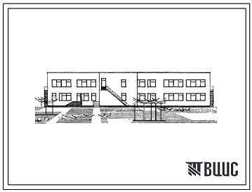 Типовой проект 214-2-24 Детские ясли-сад на 140 мест с круглосуточным пребыванием детей для строительства во 2 и 3 строительно-климатических зонах.