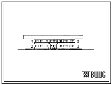 Типовой проект 224-3-33с.86 Интернат при школе (спальный корпус) на 120 мест. Для строительства в сельской местности