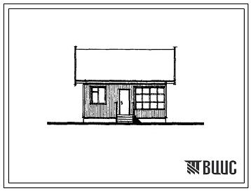 Типовой проект 181-000-37.86 Двухкомнатный садовый летний домик. Площадь, м2: общая 25,0, веранды 8,5