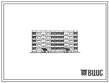 Типовой проект 90-09 5-этажная 30-квартирная торцевая левая для строительства во 2 и 3 строительно-климатических зонах.