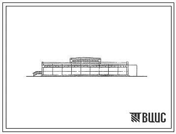 Типовой проект 272-30-6с  Торговый центр для поселков на 2500-3000 человек (каркас полный сборный железобетонный). Стены из легкобетонных панелей. Для строительства в районах с сейсмичностью 7,8 и 9 баллов, на просадочных и непросадочных грунтах.